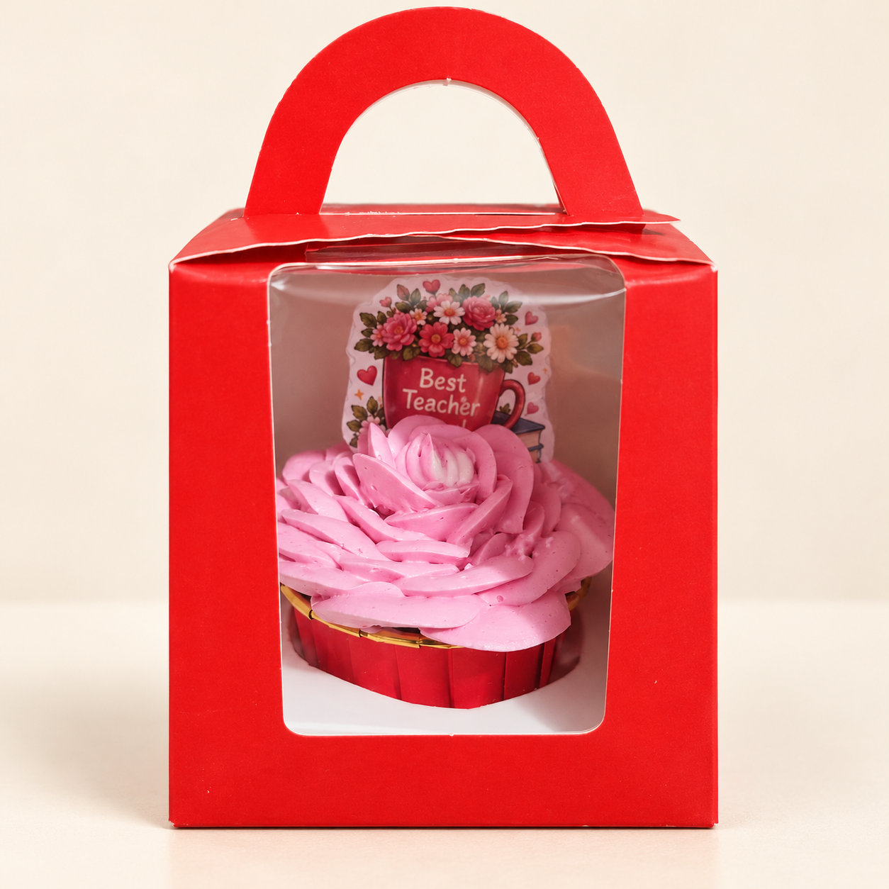 Teacher’s Cupcake · Best Teacher Flowers