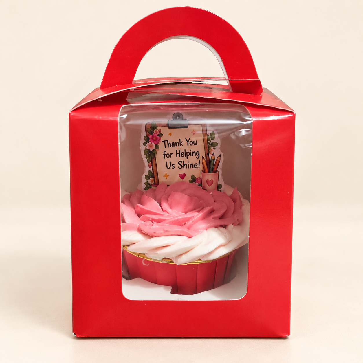 Teacher’s Cupcake · Helping Us Shine