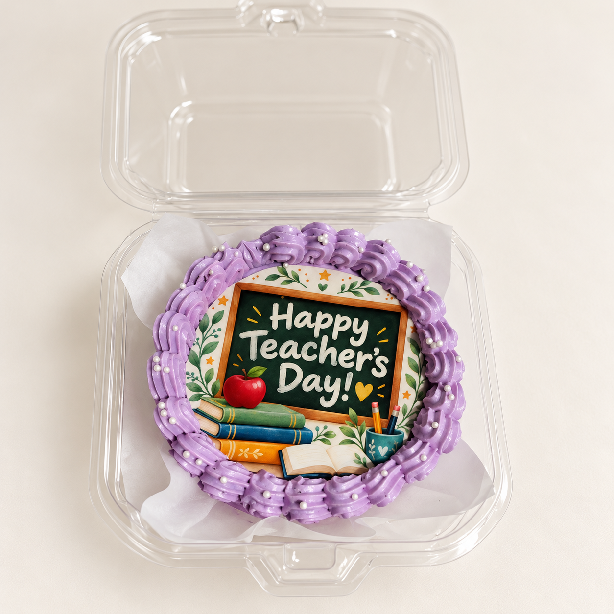 Teachers’ Day Mini-Cake · Chalkboard