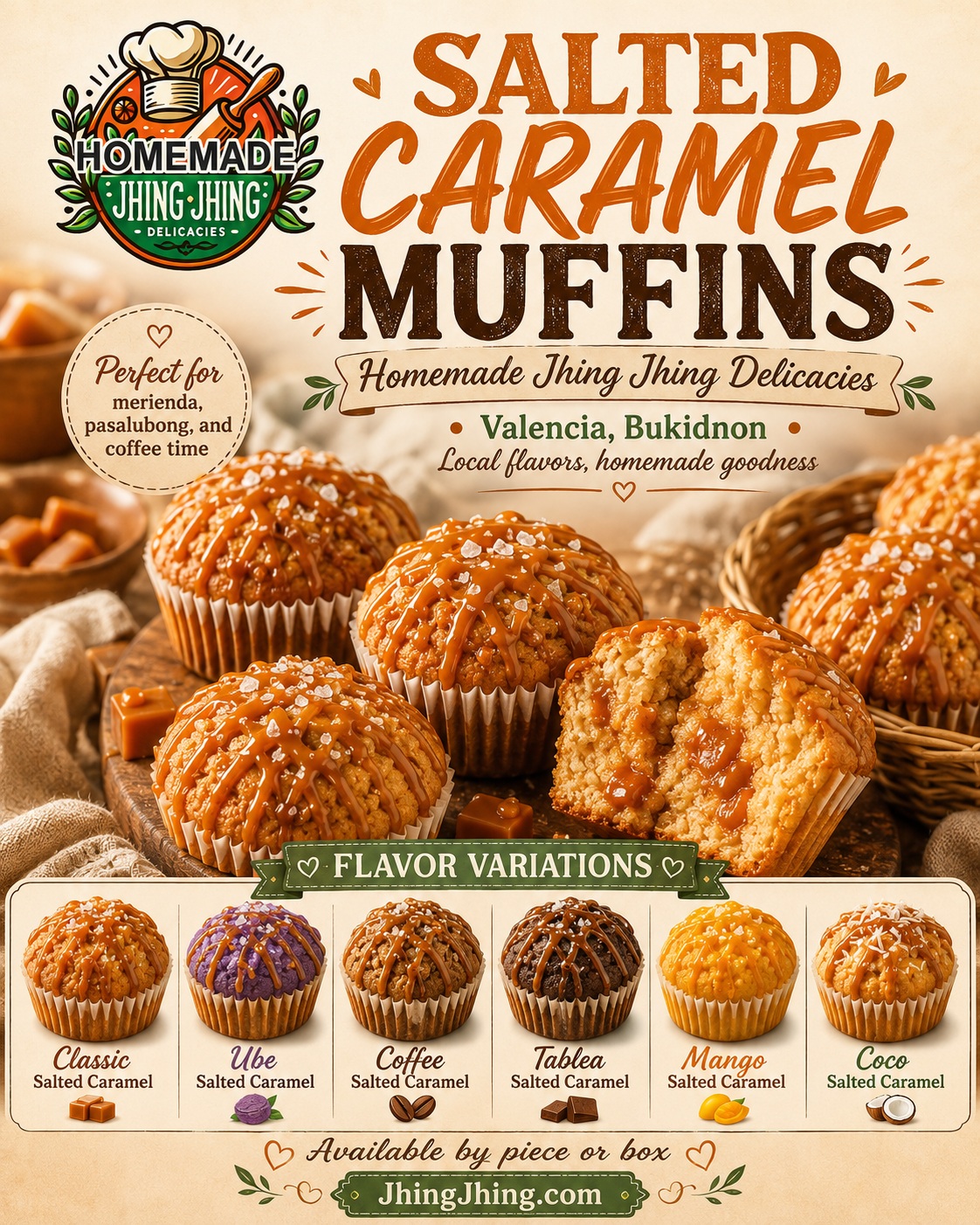 Salted Caramel Muffins