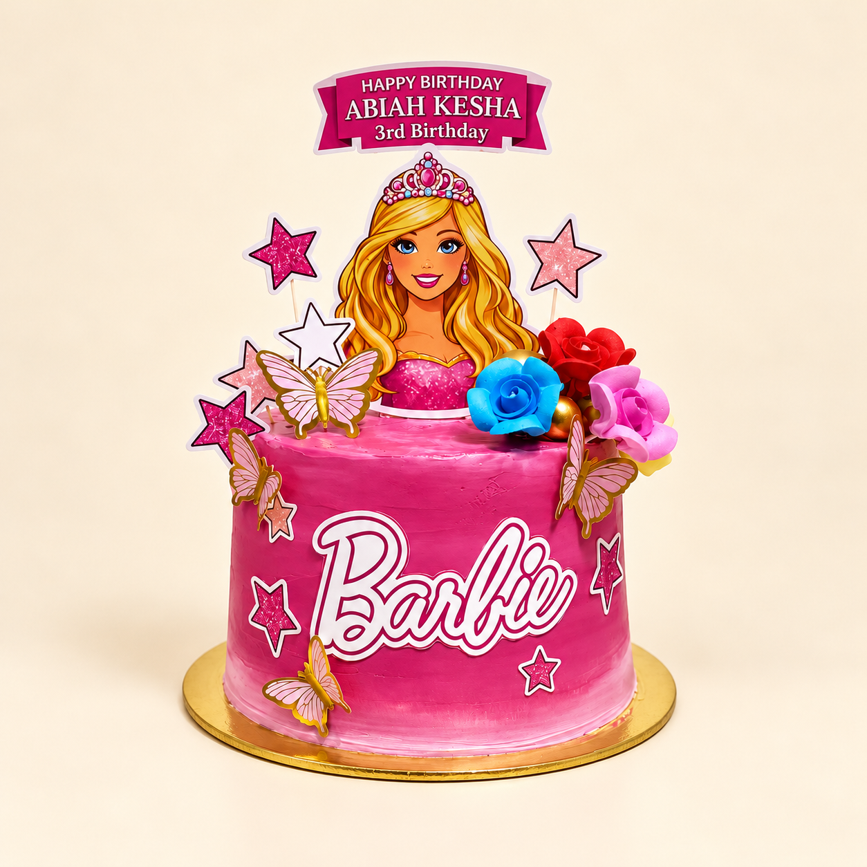 Barbie Birthday Cake