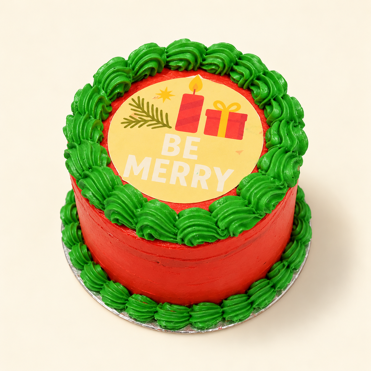 Be Merry Christmas Cake