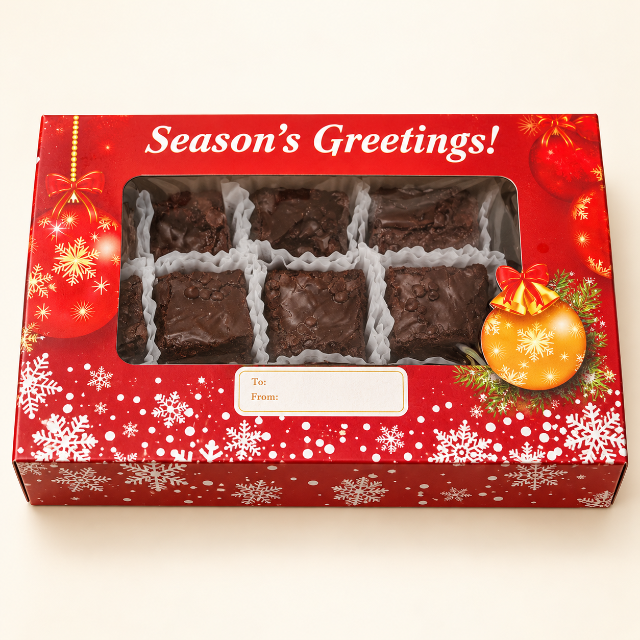Dark Pastry Squares Gift Box