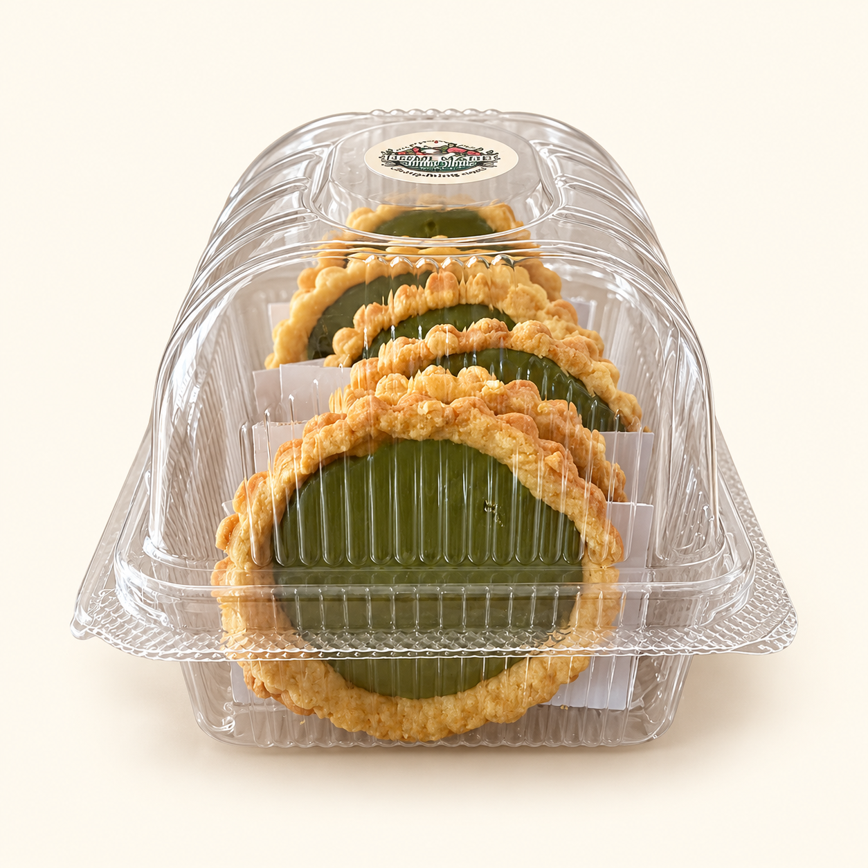Mini Tarts with Green Filling