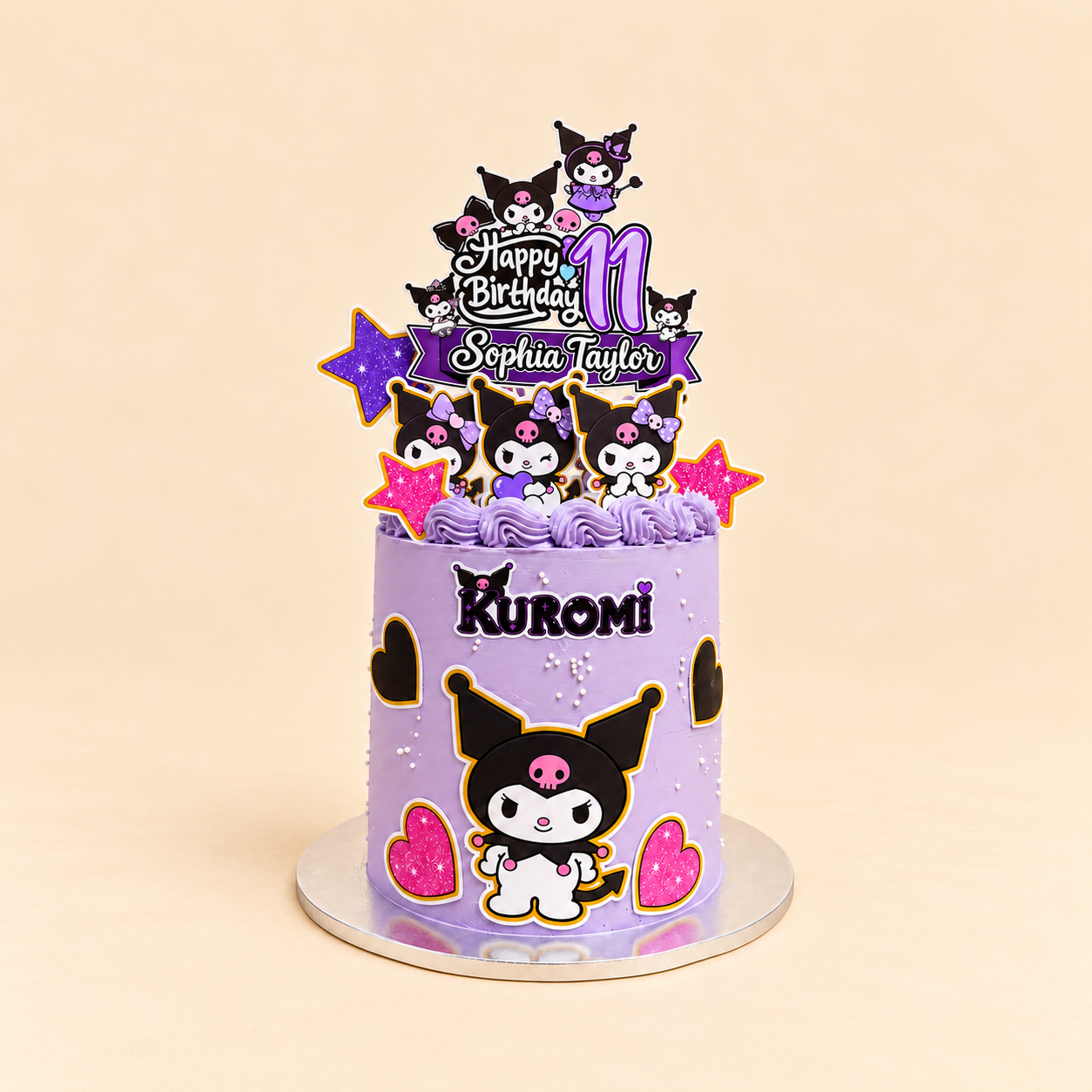 Kuromi Birthday Cake
