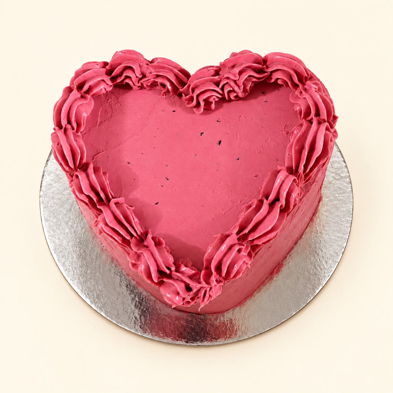 Pink Heart Cake