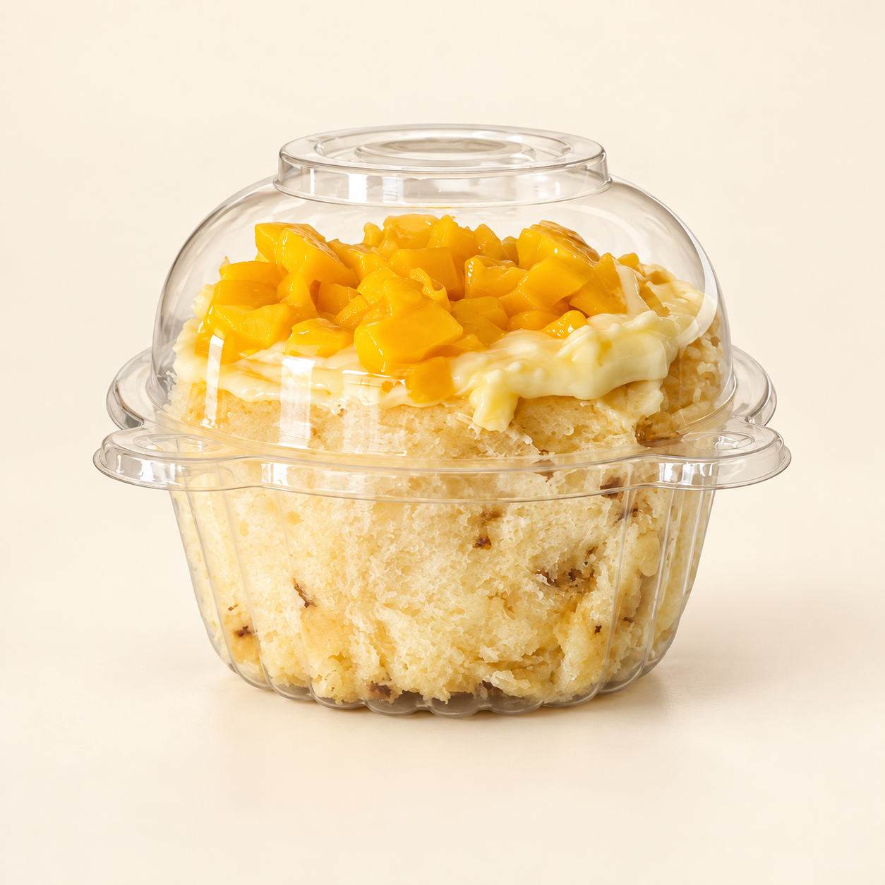 Mango-Topped Dessert Cup