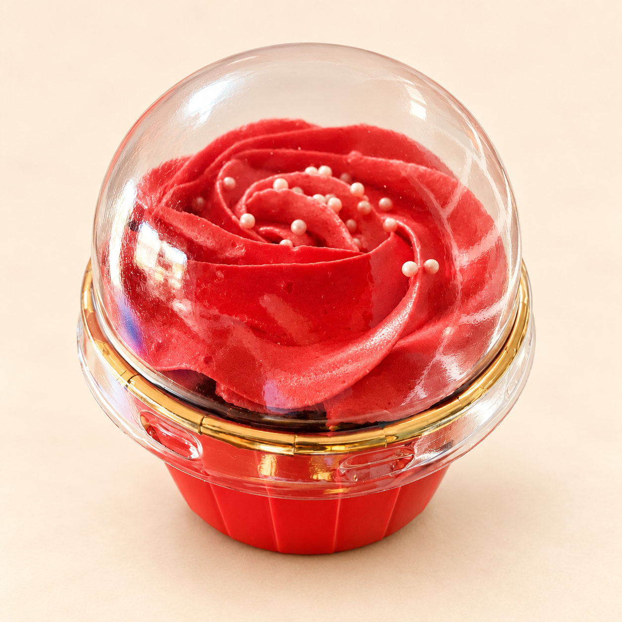 Red Rose Dessert Cup
