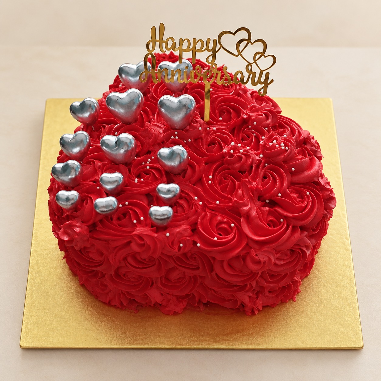 Red Celebration Cake